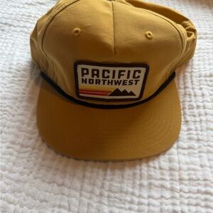 Northwest Mustard Yellow Snapback Hat with Logo Tag